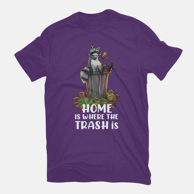 Where The Trash Is-Womens-Fitted-Tee-zascanauta