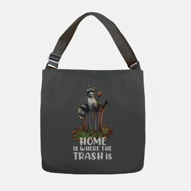 Where The Trash Is-None-Adjustable Tote-Bag-zascanauta