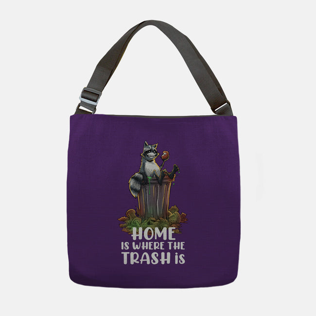 Where The Trash Is-None-Adjustable Tote-Bag-zascanauta