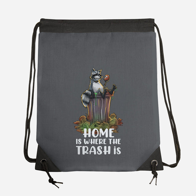Where The Trash Is-None-Drawstring-Bag-zascanauta