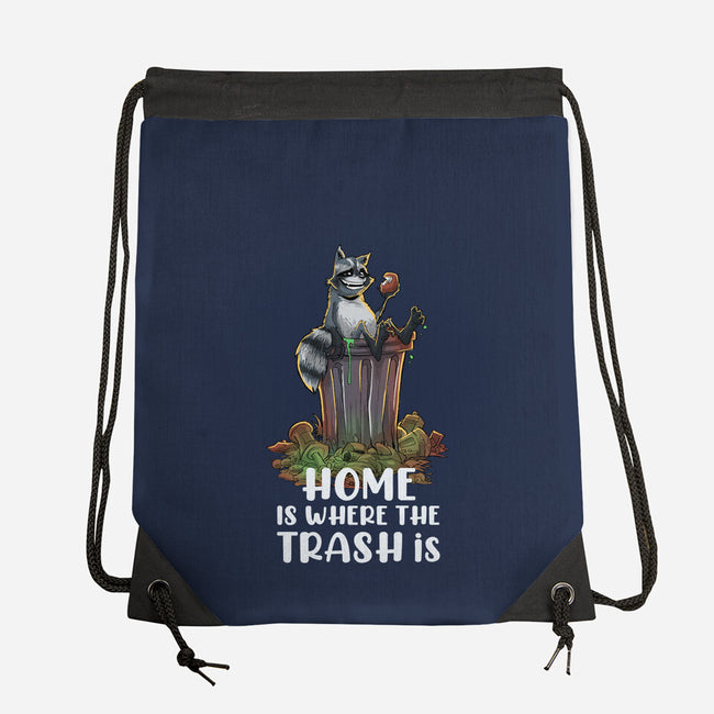 Where The Trash Is-None-Drawstring-Bag-zascanauta