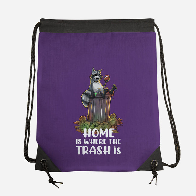 Where The Trash Is-None-Drawstring-Bag-zascanauta