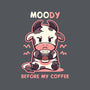 Moody Before My Coffee-Womens-V-Neck-Tee-TechraNova