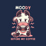 Moody Before My Coffee-Womens-V-Neck-Tee-TechraNova