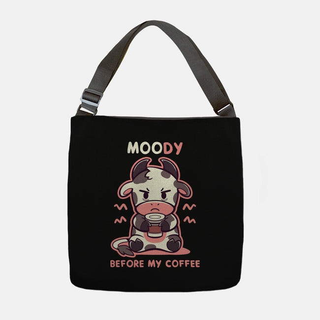 Moody Before My Coffee-None-Adjustable Tote-Bag-TechraNova
