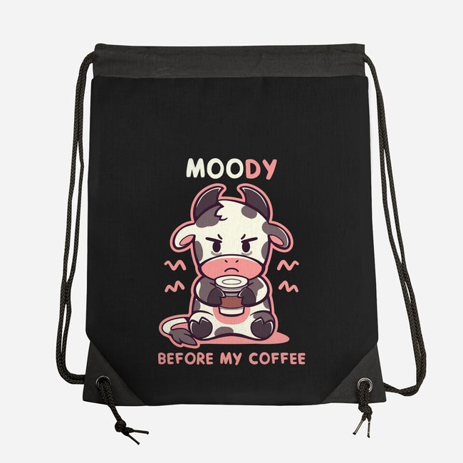 Moody Before My Coffee-None-Drawstring-Bag-TechraNova