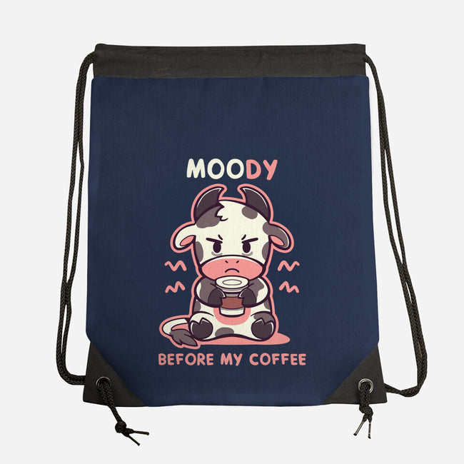 Moody Before My Coffee-None-Drawstring-Bag-TechraNova