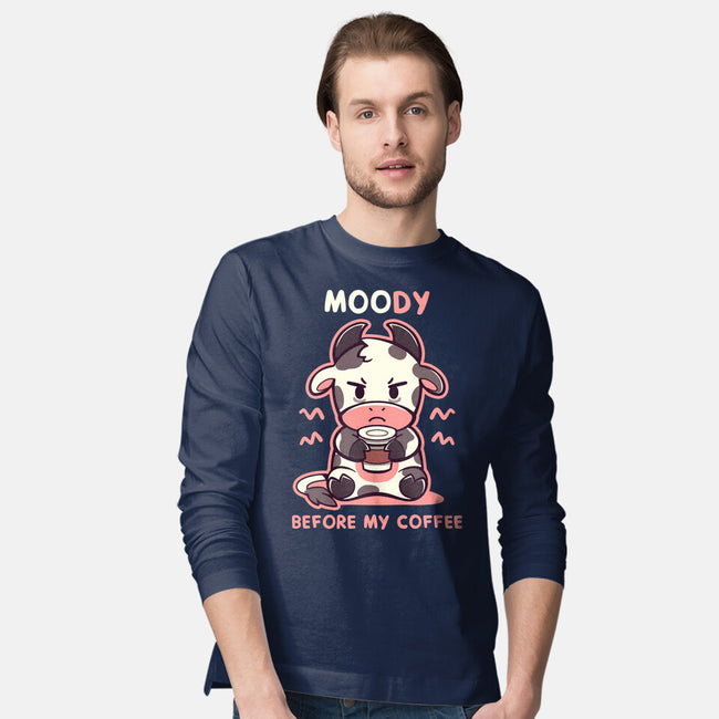 Moody Before My Coffee-Mens-Long Sleeved-Tee-TechraNova