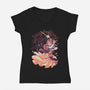 Princess Of Light-Womens-V-Neck-Tee-Estudio Horta