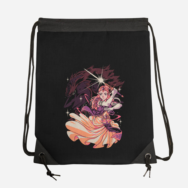 Princess Of Light-None-Drawstring-Bag-Estudio Horta