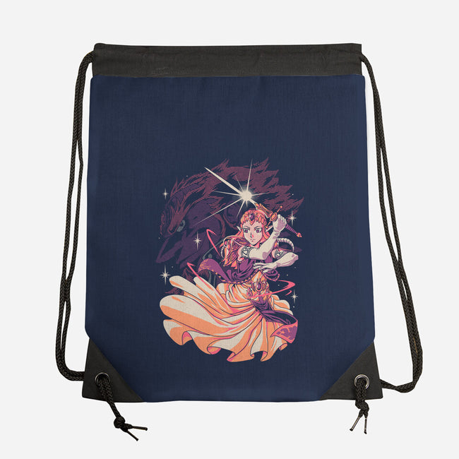 Princess Of Light-None-Drawstring-Bag-Estudio Horta