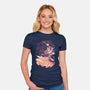 Princess Of Light-Womens-Fitted-Tee-Estudio Horta