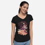 Princess Of Light-Womens-V-Neck-Tee-Estudio Horta