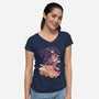 Princess Of Light-Womens-V-Neck-Tee-Estudio Horta