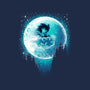 Beautiful And Dangerous Moon-Womens-V-Neck-Tee-Tronyx79