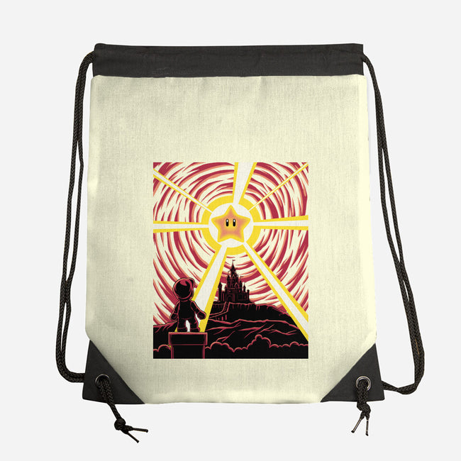 Galaxy Star-None-Drawstring-Bag-rmatix