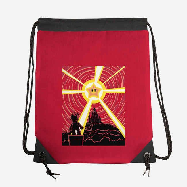 Galaxy Star-None-Drawstring-Bag-rmatix