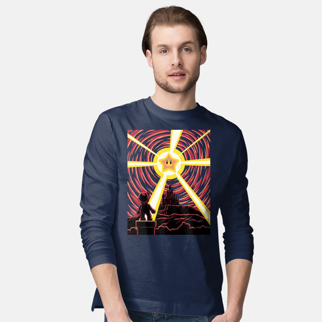 Galaxy Star-Mens-Long Sleeved-Tee-rmatix
