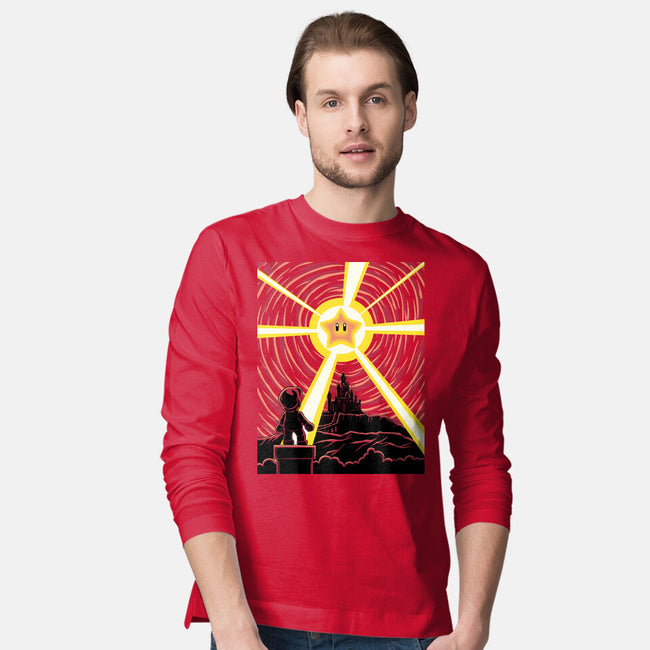 Galaxy Star-Mens-Long Sleeved-Tee-rmatix