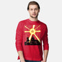 Galaxy Star-Mens-Long Sleeved-Tee-rmatix