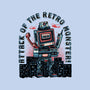 Attack Of The Retro Monster-Womens-Fitted-Tee-momma_gorilla