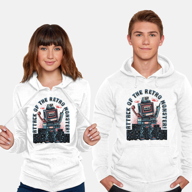 Attack Of The Retro Monster-Unisex-Pullover-Sweatshirt-momma_gorilla