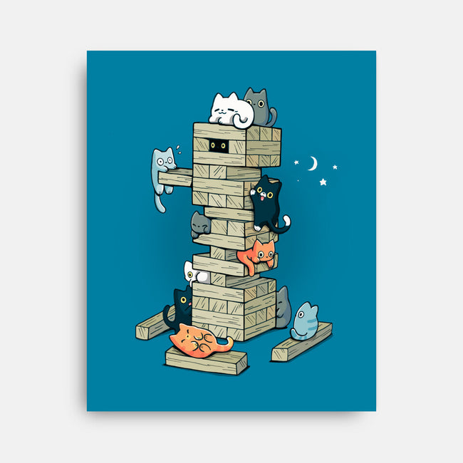 Gaming Kittens-None-Stretched-Canvas-Vallina84