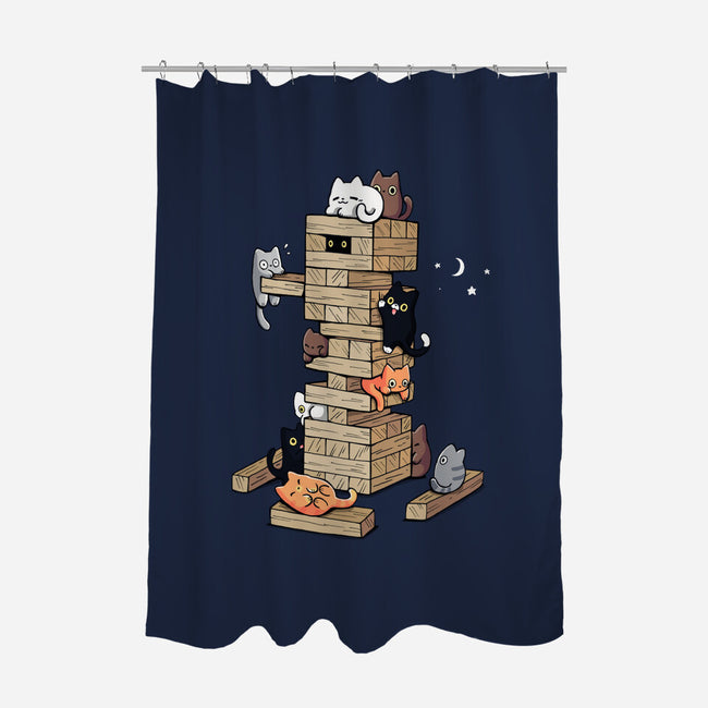 Gaming Kittens-None-Polyester-Shower Curtain-Vallina84