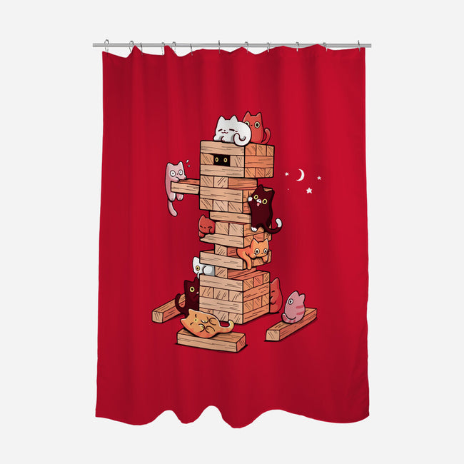 Gaming Kittens-None-Polyester-Shower Curtain-Vallina84