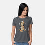 Gaming Kittens-Womens-Basic-Tee-Vallina84