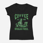 Frankenstein's Fix-Womens-V-Neck-Tee-P1yu5h