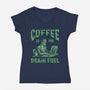 Frankenstein's Fix-Womens-V-Neck-Tee-P1yu5h