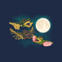 Three Gremlin Moon-Mens-Long Sleeved-Tee-jasesa