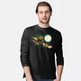 Three Gremlin Moon-Mens-Long Sleeved-Tee-jasesa