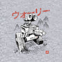 EcoBot Sumi-E-Womens-V-Neck-Tee-Astrobot Invention