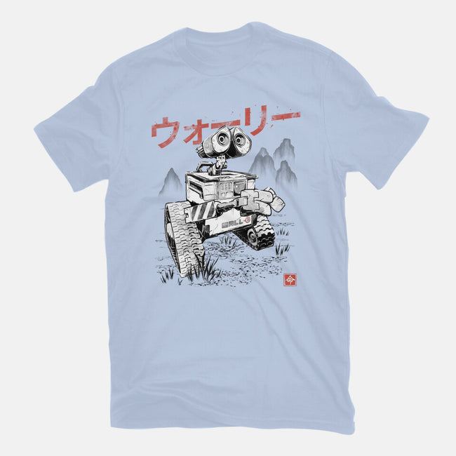 EcoBot Sumi-E-Unisex-Basic-Tee-Astrobot Invention