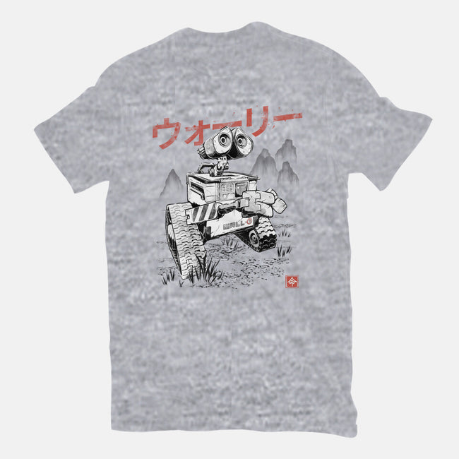 EcoBot Sumi-E-Unisex-Basic-Tee-Astrobot Invention