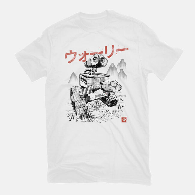 EcoBot Sumi-E-Unisex-Basic-Tee-Astrobot Invention