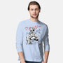 EcoBot Sumi-E-Mens-Long Sleeved-Tee-Astrobot Invention