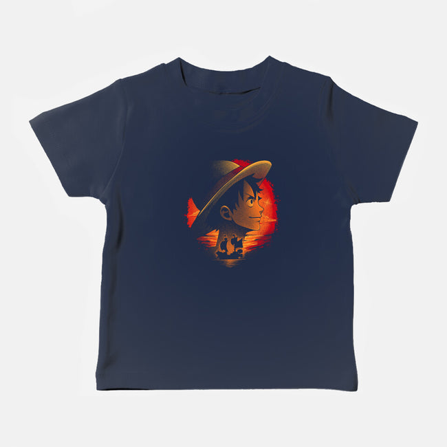 Strawhats Captain-Baby-Basic-Tee-grevalra