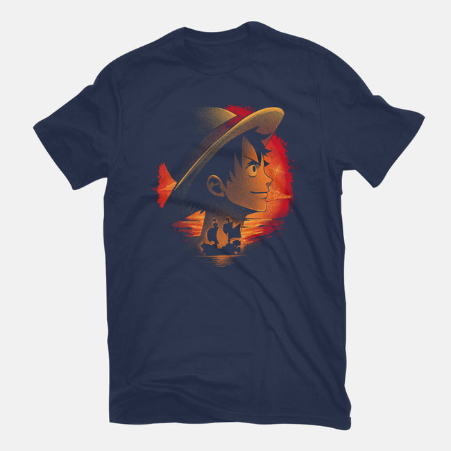 Strawhats Captain-Womens-Fitted-Tee-grevalra