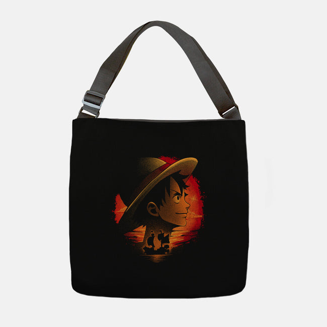 Strawhats Captain-None-Adjustable Tote-Bag-grevalra