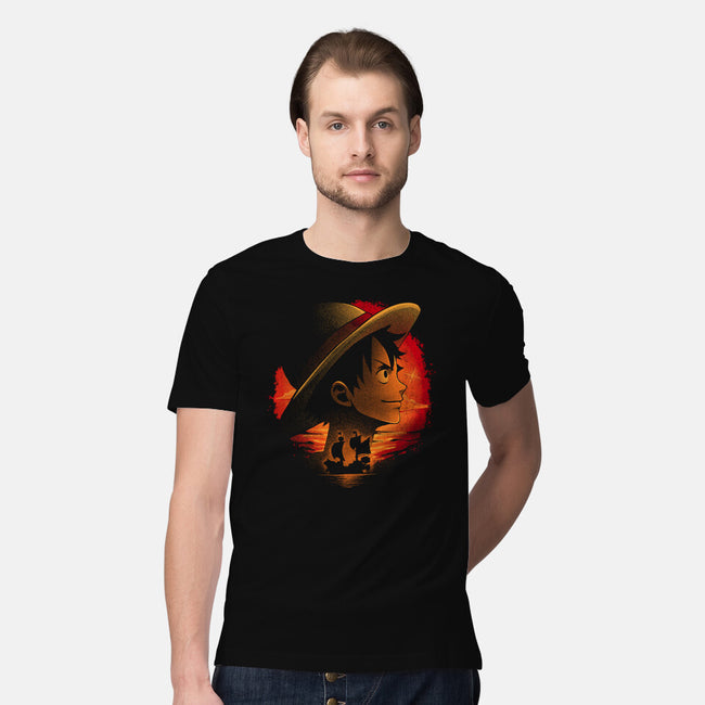 Strawhats Captain-Mens-Premium-Tee-grevalra
