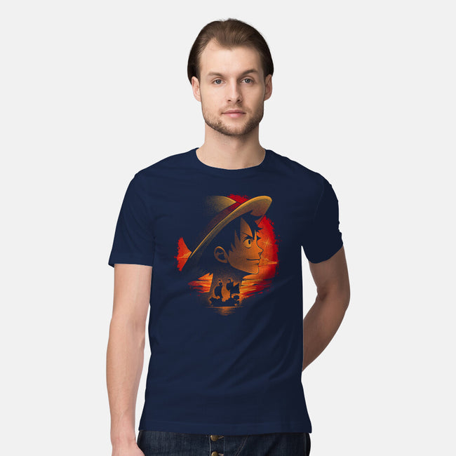 Strawhats Captain-Mens-Premium-Tee-grevalra
