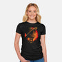 Strawhats Captain-Womens-Fitted-Tee-grevalra