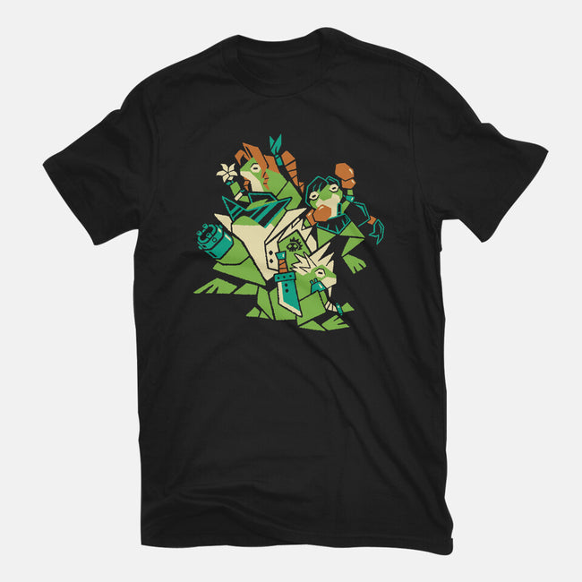 Croaking Saviors-Womens-Fitted-Tee-Henrique Torres