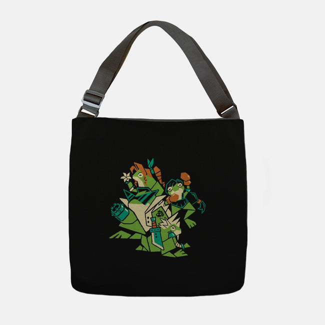 Croaking Saviors-None-Adjustable Tote-Bag-Henrique Torres