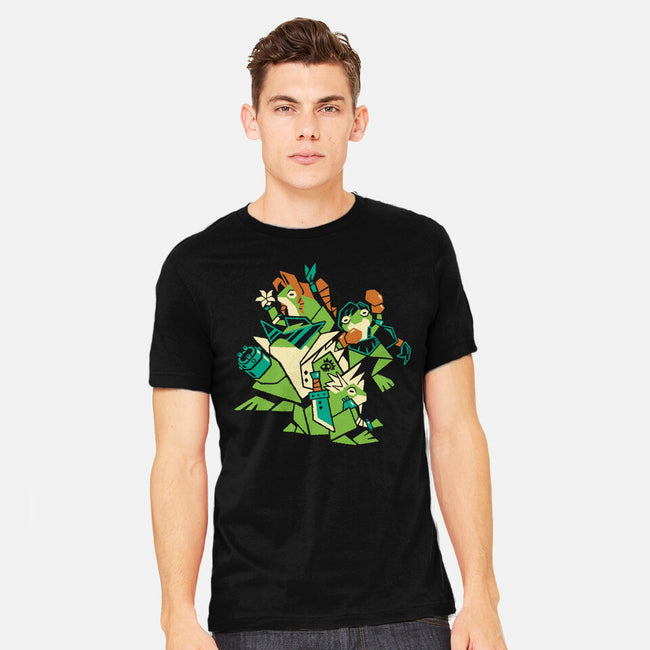 Croaking Saviors-Mens-Heavyweight-Tee-Henrique Torres