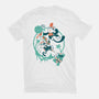Bouncy Buddy-Womens-Fitted-Tee-Henrique Torres