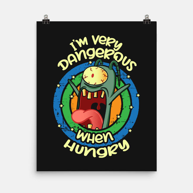 Very Dangerous When Hungry-None-Matte-Poster-turborat14